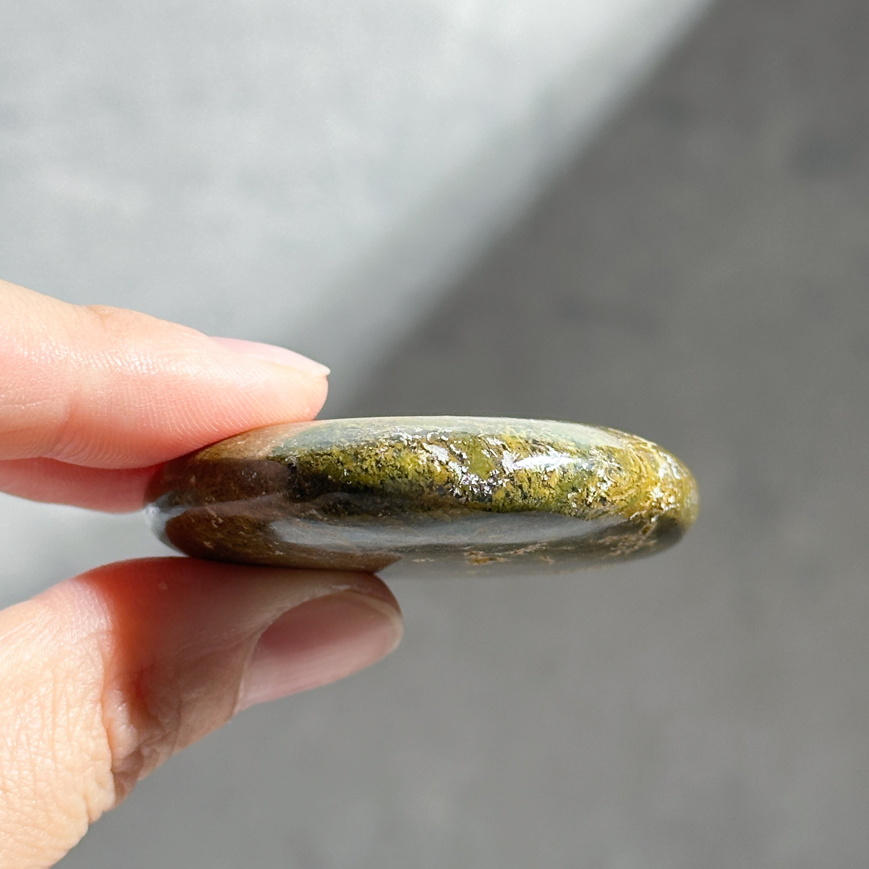オーシャンジャスパー パームストーン61◇ Ocean Jasper ◇天然石