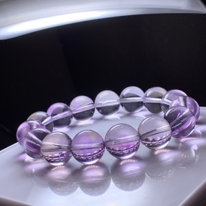 淡い☆スモーキーエレスチャルアメジスト ブレスレット