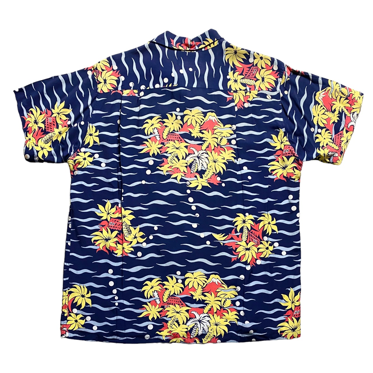 vintage 1950’s KAHANAMOKU rayon hawaiian shirt