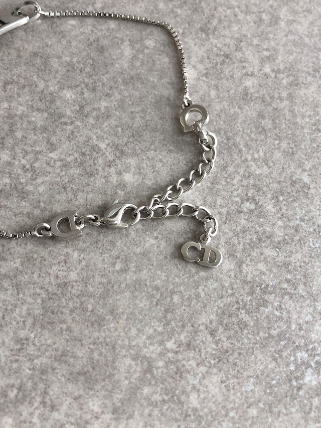 Christian Dior クリスチャン ディオール ブレスレット シルバー ロゴ vintage ヴィンテージ オールド 8mpih4