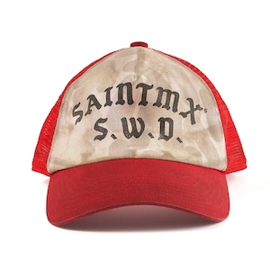 【SAINT MICHAEL】SM-YS8-0000-C18/SW_CAP/SEAN/RED X WHITE