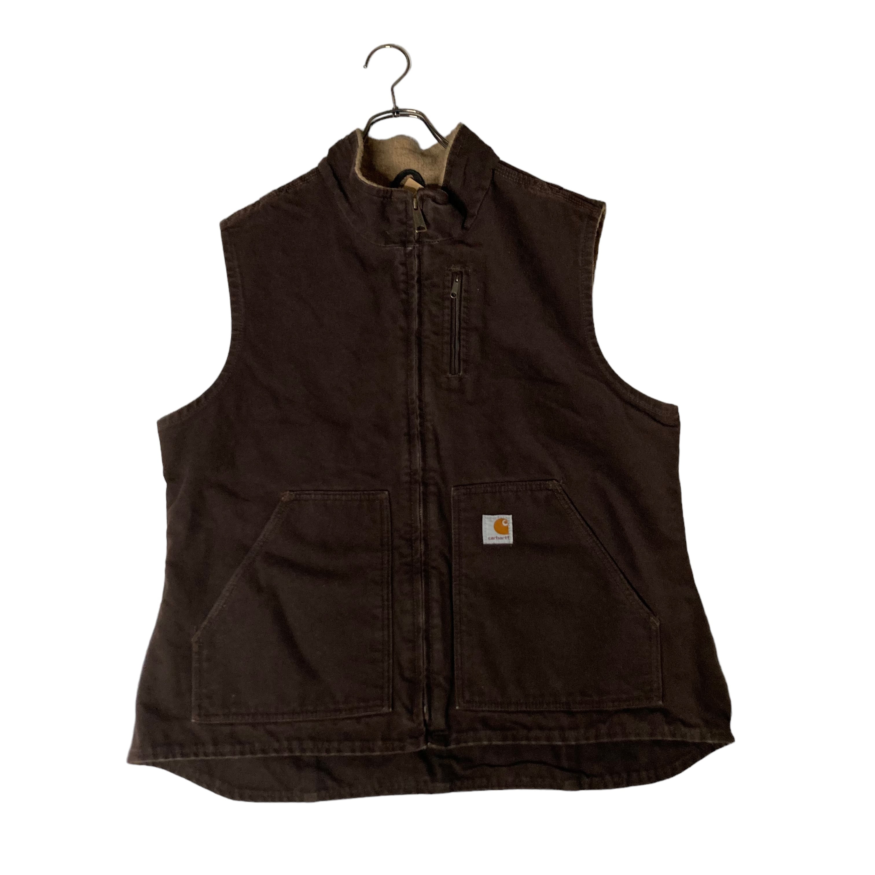 Carhartt ダックベスト XL ブランドタグ 裏ボア | 古着屋OLDGREEN