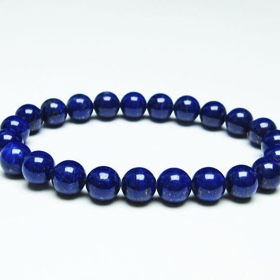 ラピスラズリ ブレスレット 8mm 一点物  おまかせ便 111-31110