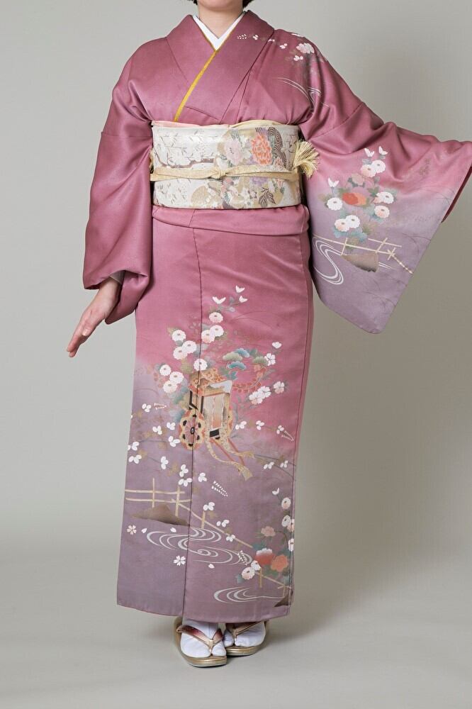 【レンタル】訪問着 HA-6(フリーサイズ)