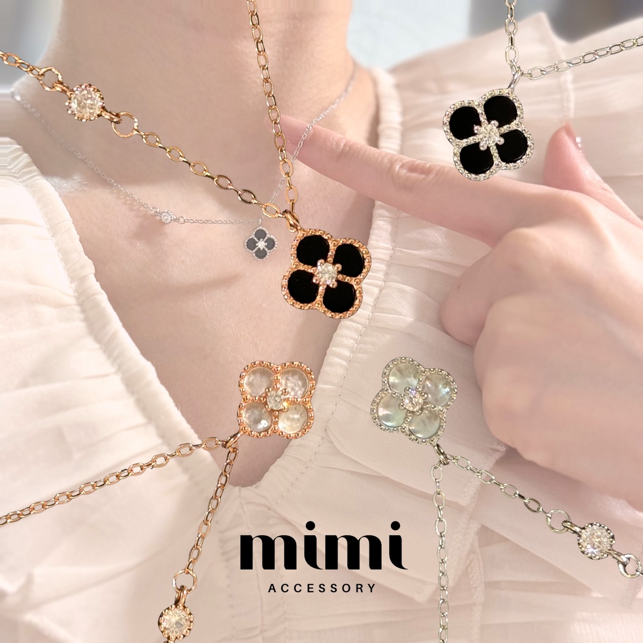 necklace flower twinkle