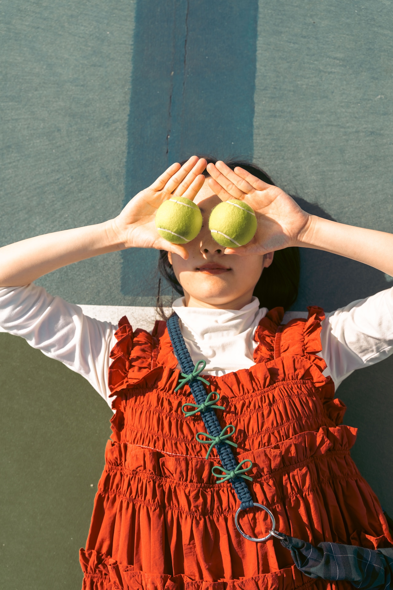 3way tartan strap Navy