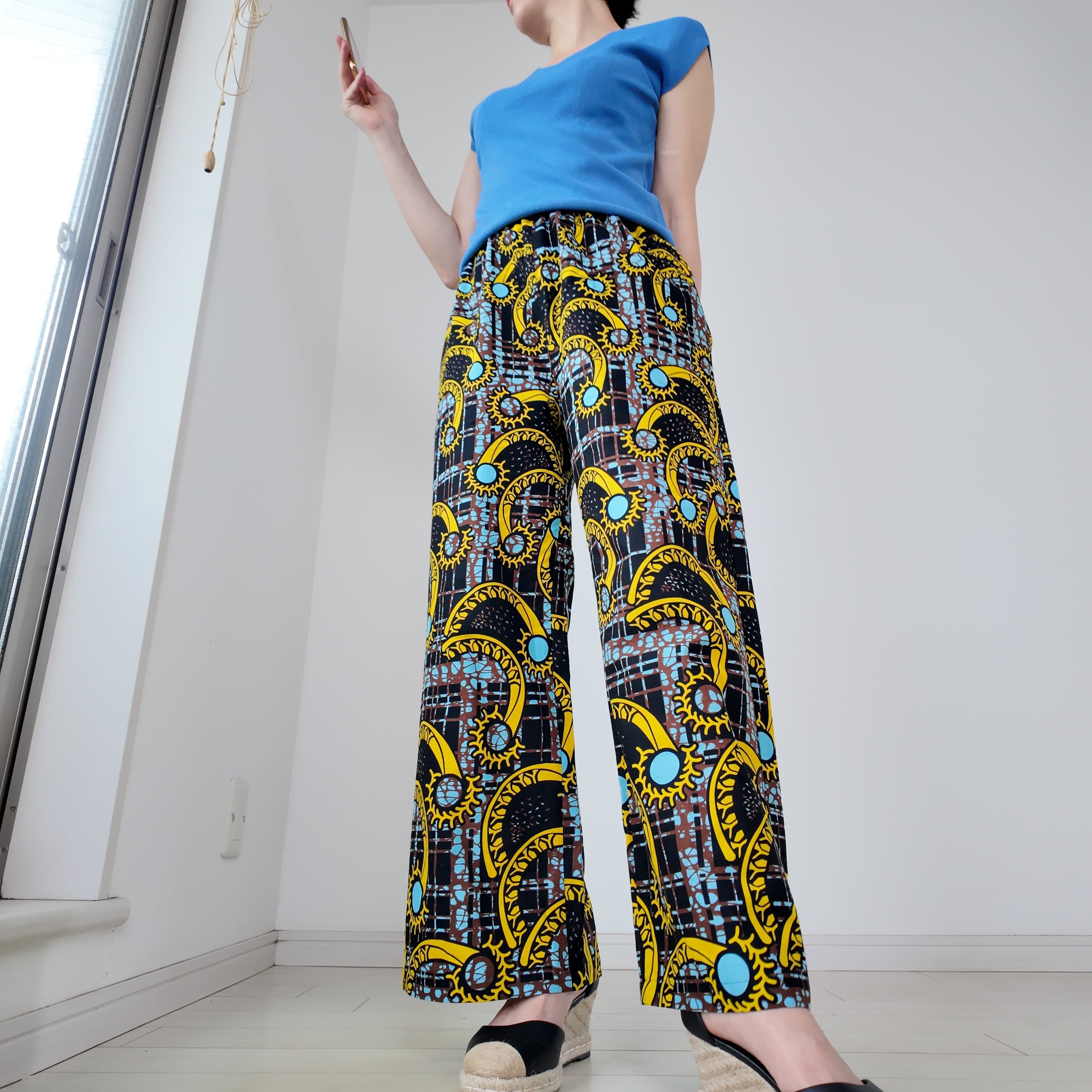 African パンツ =togetoge yellow =