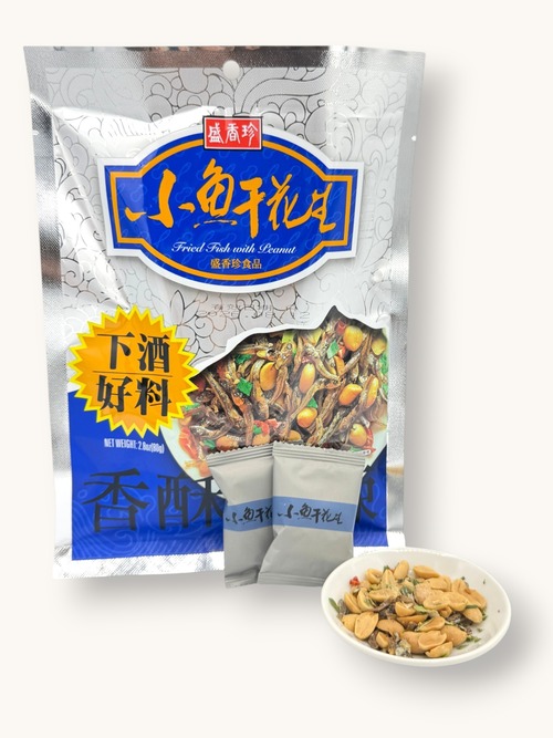 盛香珍　干し魚ピーナッツ（花生小魚乾）80g