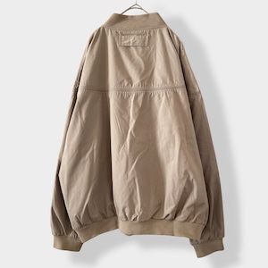 【WINDBREAKER】ダービージャケット ブルゾン ジャンパー カップインショルダー アウター 2X ビッグシルエット オーバーサイズ US古着