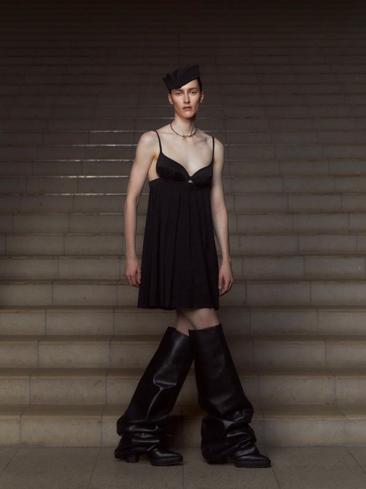【26AW】POOLDE プールデ / キャミドレス / Nocturne Dress - 1