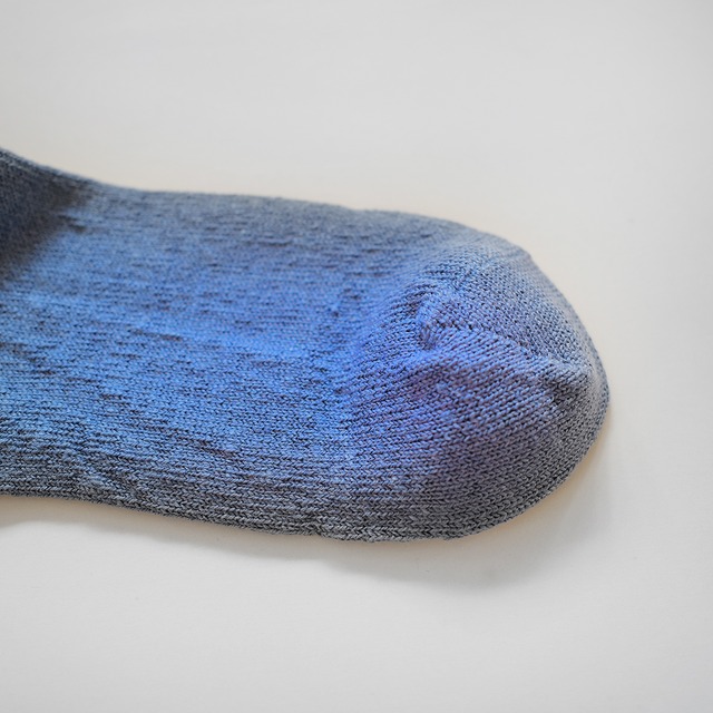 麻の靴下 ターキブルー 25-27cm / Glück und Gute