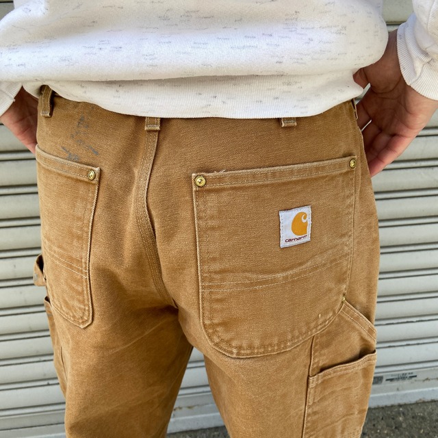 USA製　carhartt カーハート　ダブルニーダックペインターパンツ　W33