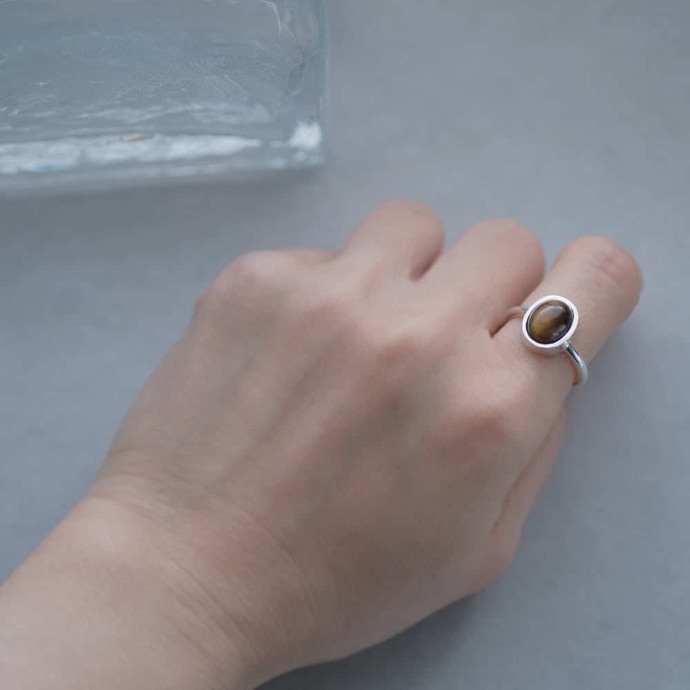 タイガーアイ 天然石 リング シルバー925 | クラウドジュエリー(Cloud