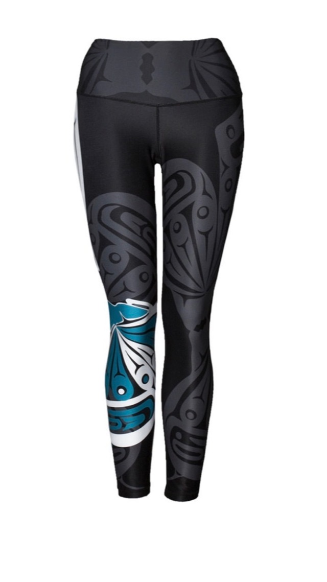 Butterfly Teal Legging