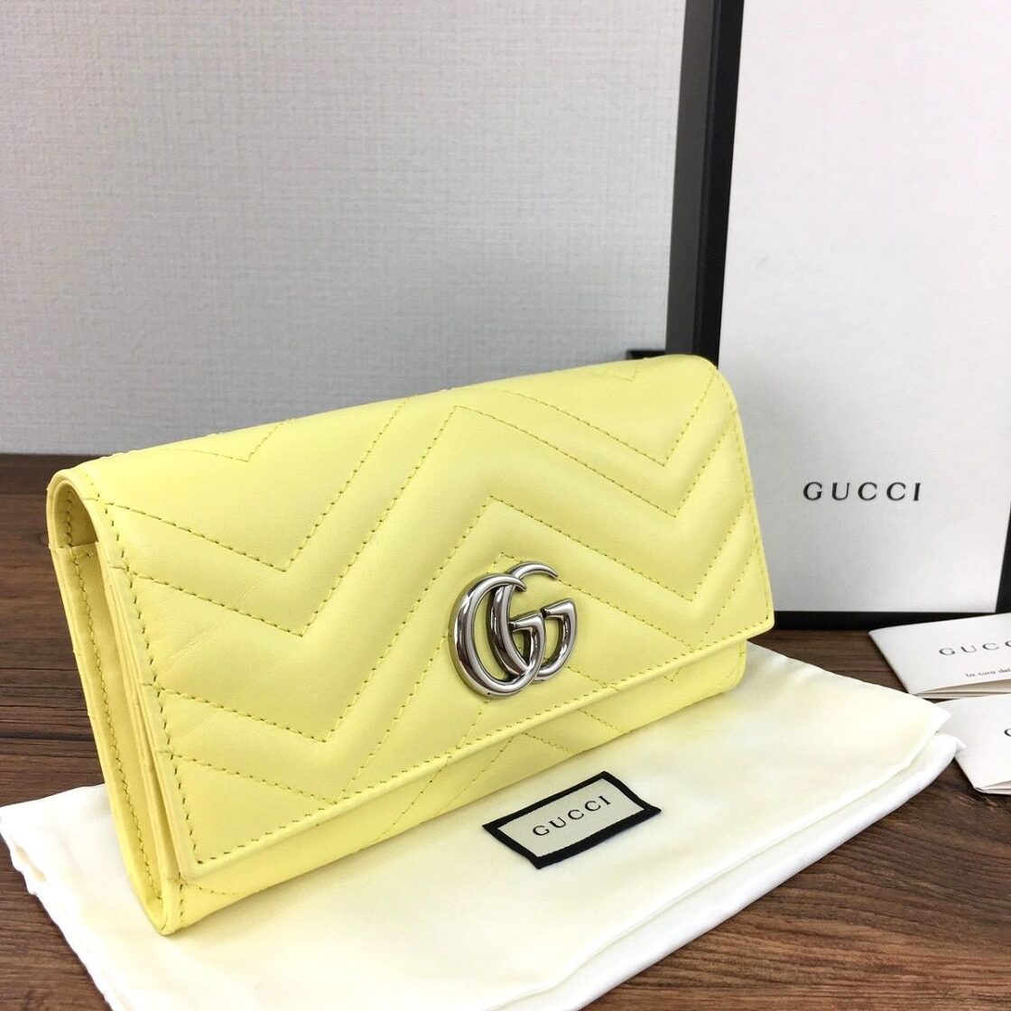 GUCCI オフィディアマーモント GGスプリーム シェリーライン 白