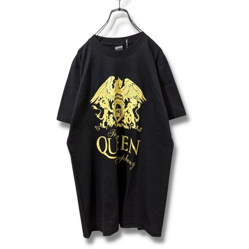 QUEEN　クイーン　バンドT　新品　ブラック　プリント　ロゴ　BC165