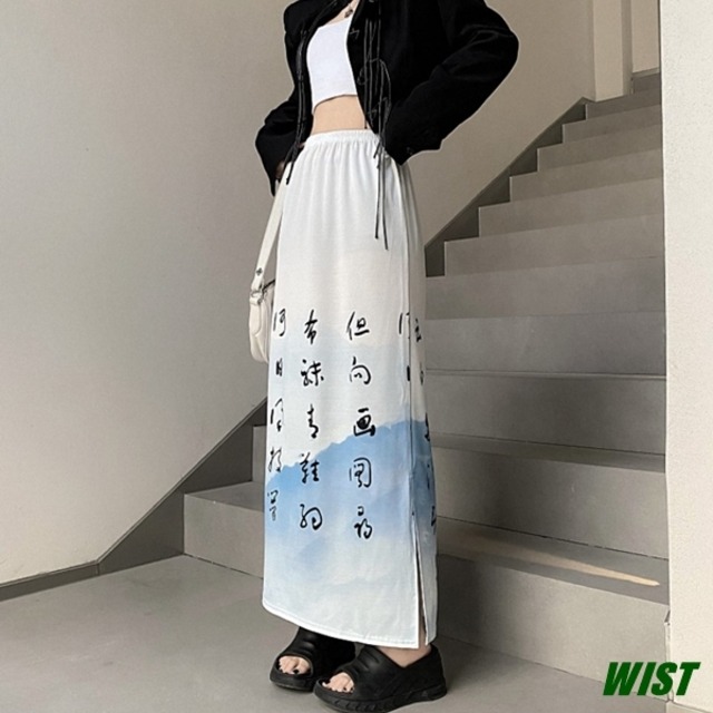 レディース スカート ロング おしゃれ かわいい 個性 ストリート オルチャン 韓国ファッション 512