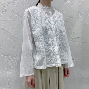 Midi Umi lace combi frill shirt