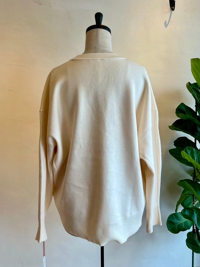 再再入荷！】Dignite collier / フェルトロゴニットプルオーバー | anouk