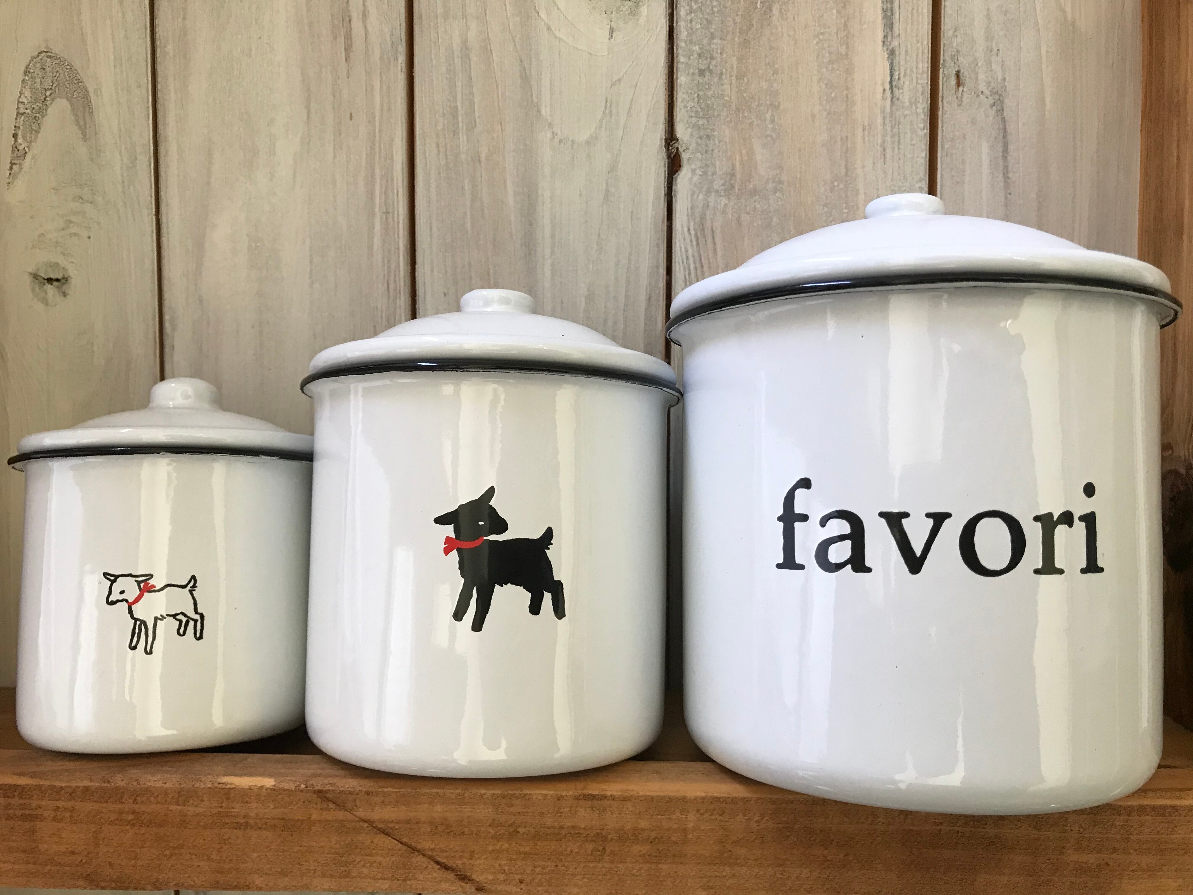 【値下げ中！】ホーロー入れ子式キャニスター3個セット ホーロー入れ子式キャニスター3個セット キャニスターセット 3個セット