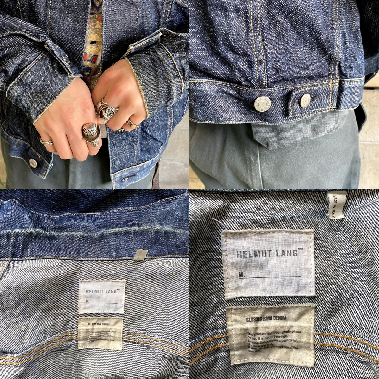 イタリア製 HELMUT LANG JEANS ヘルムートラング 本人期 デニム