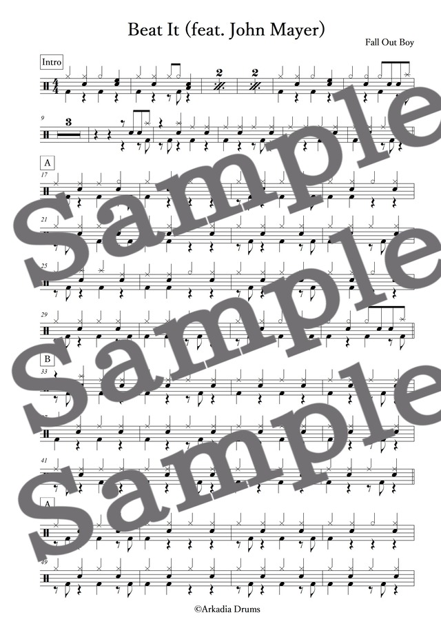 Beat It (feat. John Mayer)(Fall Out Boy)