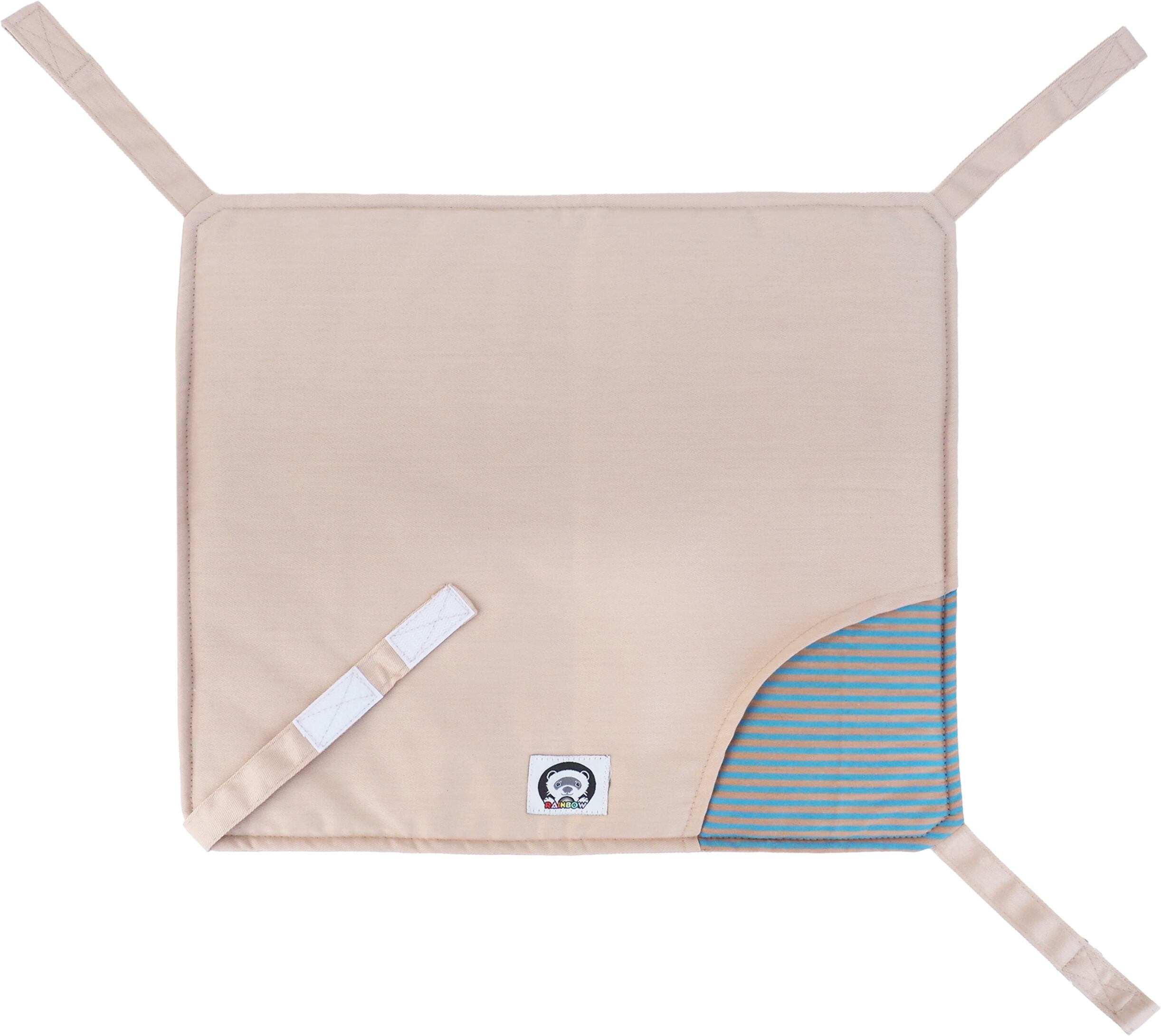 【フェレット用品】ポケモックストライプ　ベージュ/ブラウン