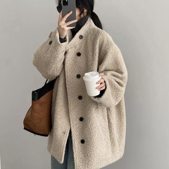 トップス レディース コート アウター ジャケット 2色 長袖 韓国風