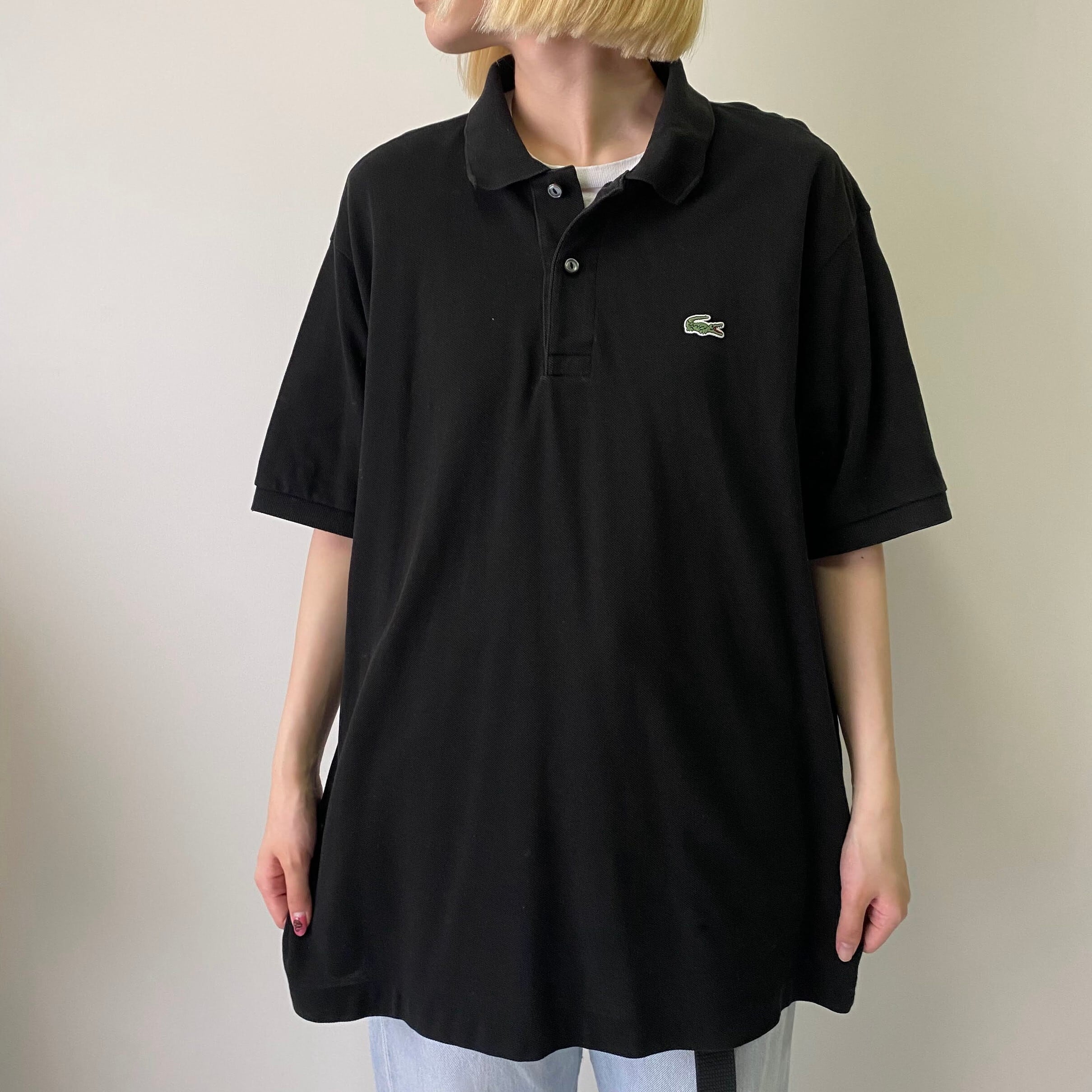 新入荷sale対象外 90年代 Lacoste フレンチラコステ ポロシャツ サイズ6 メンズxl相当 古着 80s ヴィンテージ ビンテージ ブラック 黒 ポロシャツ Gss07 Cave 古着屋 公式 古着通販サイト
