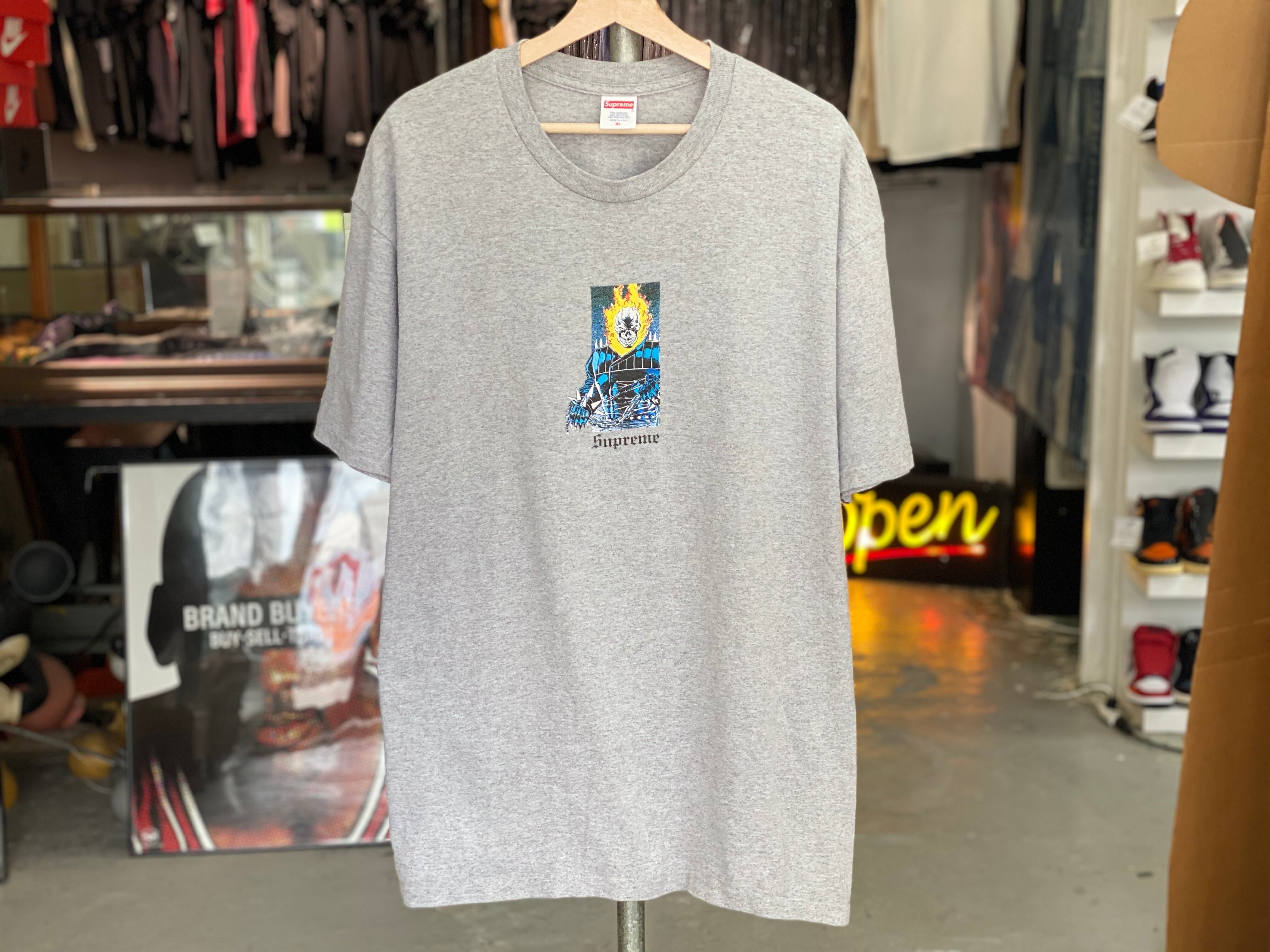 Supreme × MARVEL 19SS GHOST RIDER TEE XL GREY 30JI9133 | BRAND  