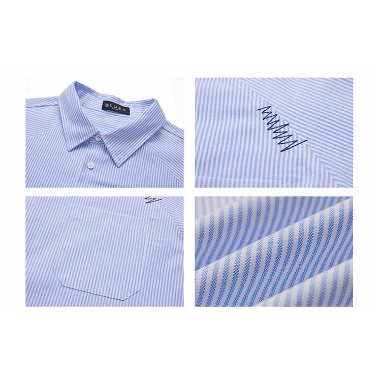 ★RETRO CASUAL STRIPED SHIRT　　　A0702