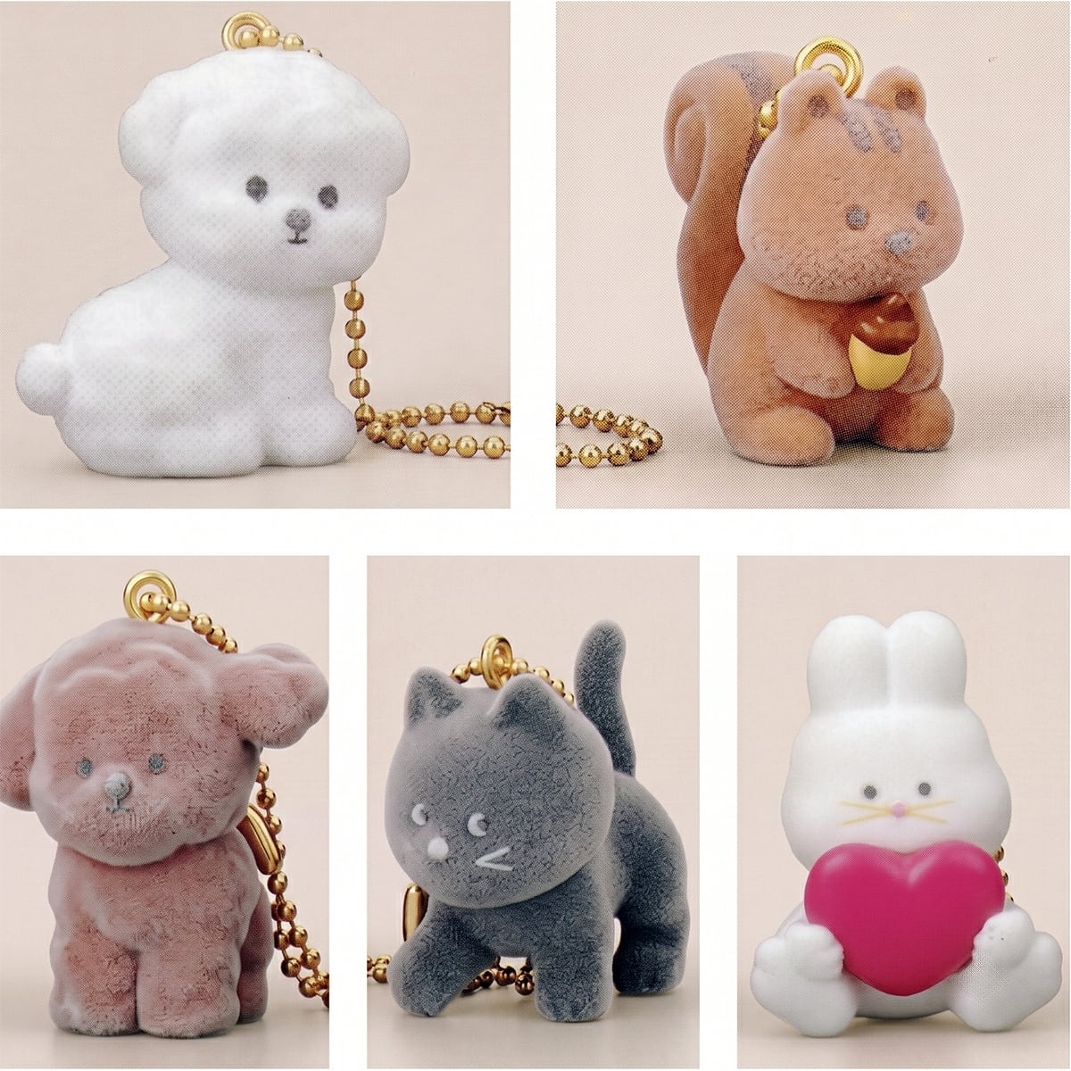 フルコンプ】 mill and moi フロッキーマスコット 【全5種セット