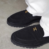 Tomo&Co. PULL TAB BIT LOFER suede  TMTKS-S-0061