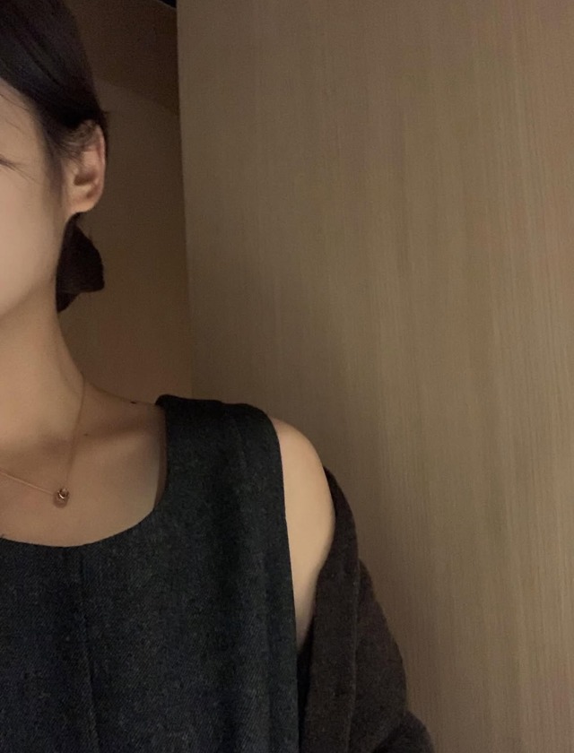 (LITER) merry  wool pocket  onepiece / 2color