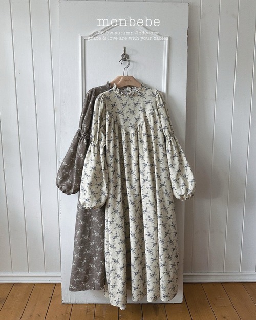 MONBEBE［取寄］adult / autumn flower onepiece 26winter