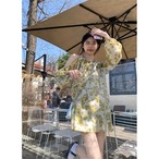 オフショルダー 花柄ワンピース G104CON0094