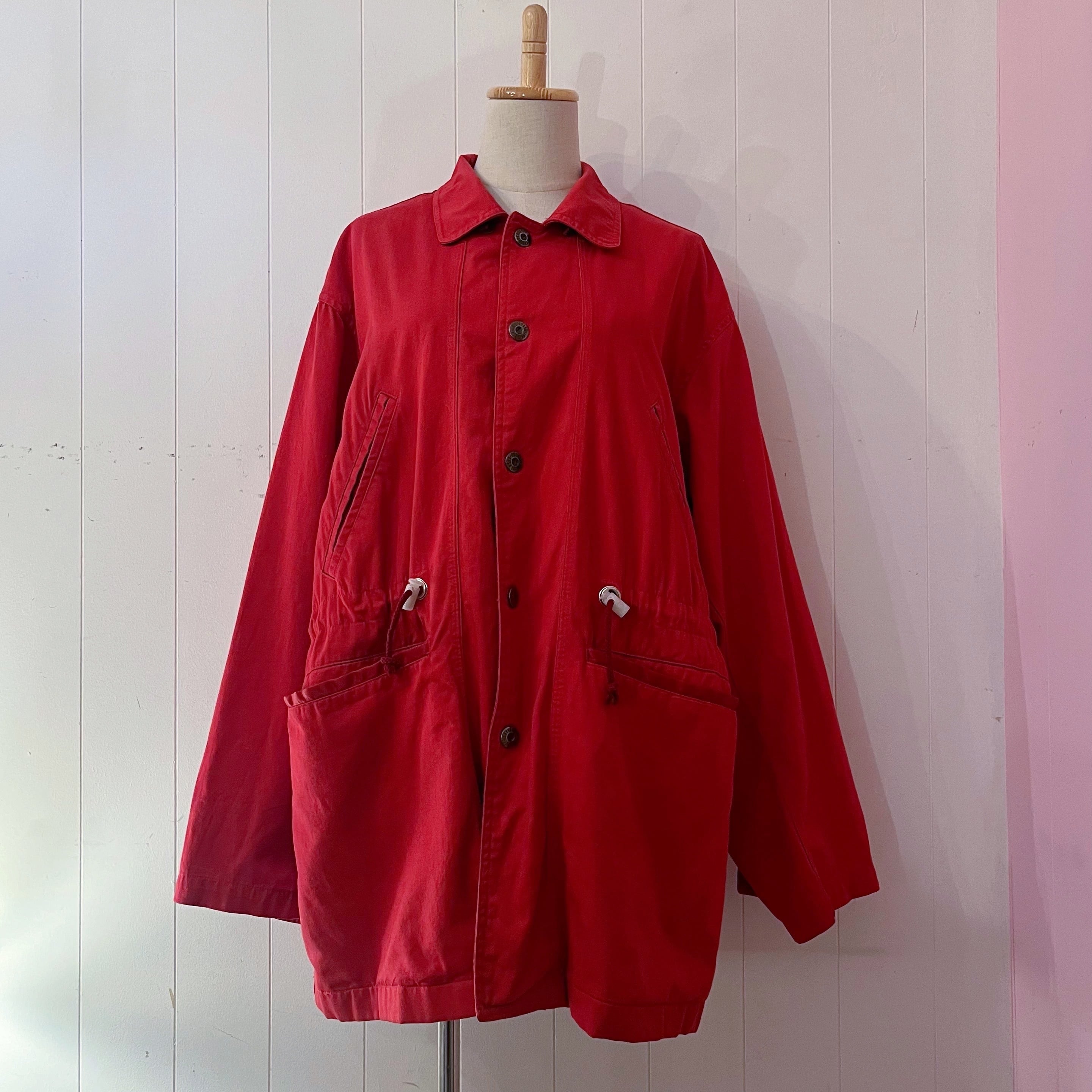ABAHOUSE / red logo coat