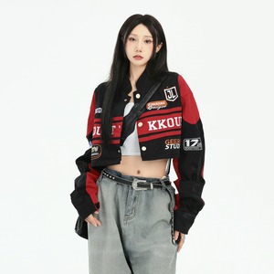 ZHL STUDIO桜色の取り外しスタジャン