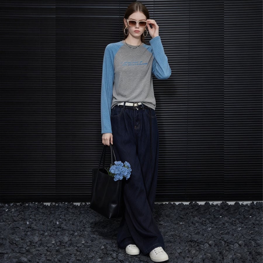 ラグランスリーブTシャツ