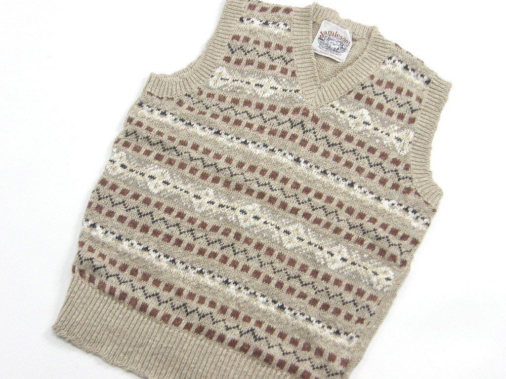ジャミーソンズ JAMIESONS ベスト ジレ フェアアイル スコットランド製