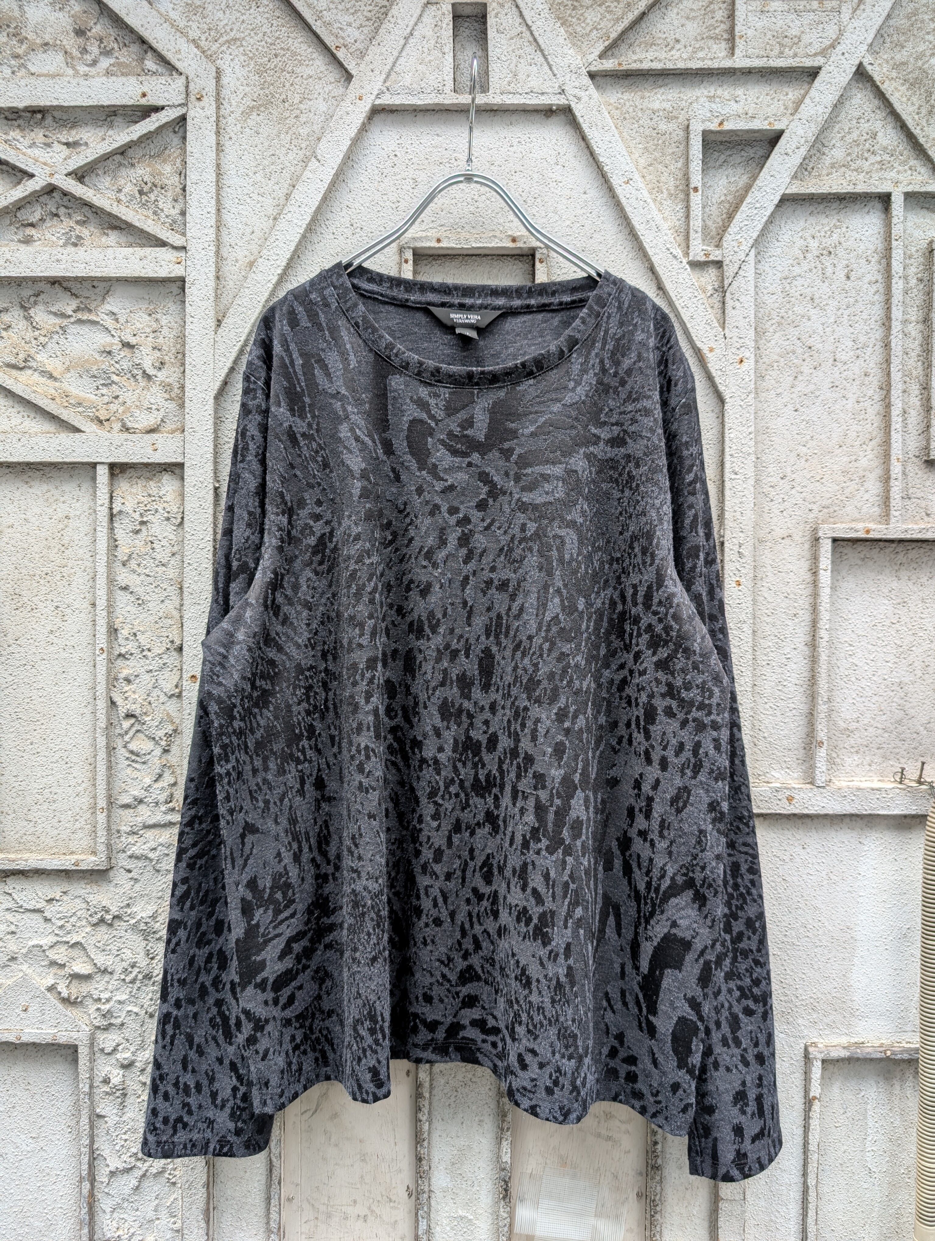 "SIMPLY VERA" leopard pattern L/S