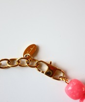 ピンクジェイド×バロックパールネックレス/024019