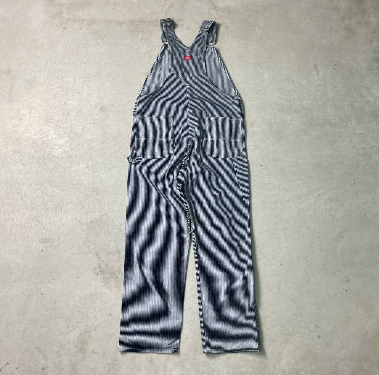 Dickies ディッキーズ オーバーオール ヒッコリーストライプ メンズW40