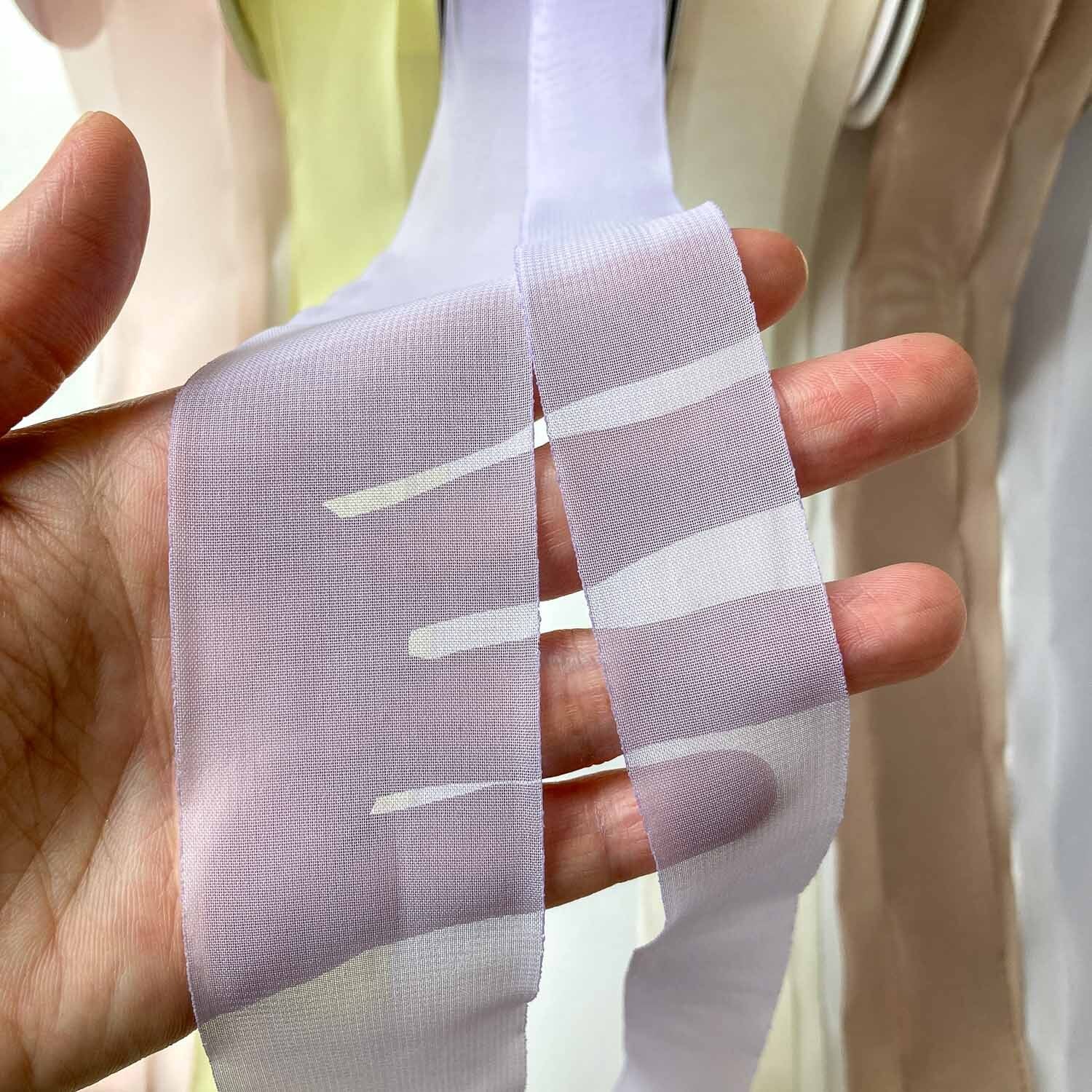 再入荷〉シンプルなシフォンリボン（25mm巾・50cm〜） | Dua