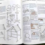フランス古本　針仕事の本　手芸本　大型本　 TRAVAUX A L’AIGUILLE　 12psbu42