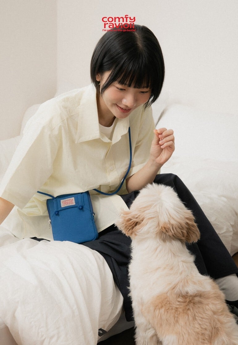 予約【Comfy Ravioli】 city pop sacoche (Charcoal) BITEME | haneulpet