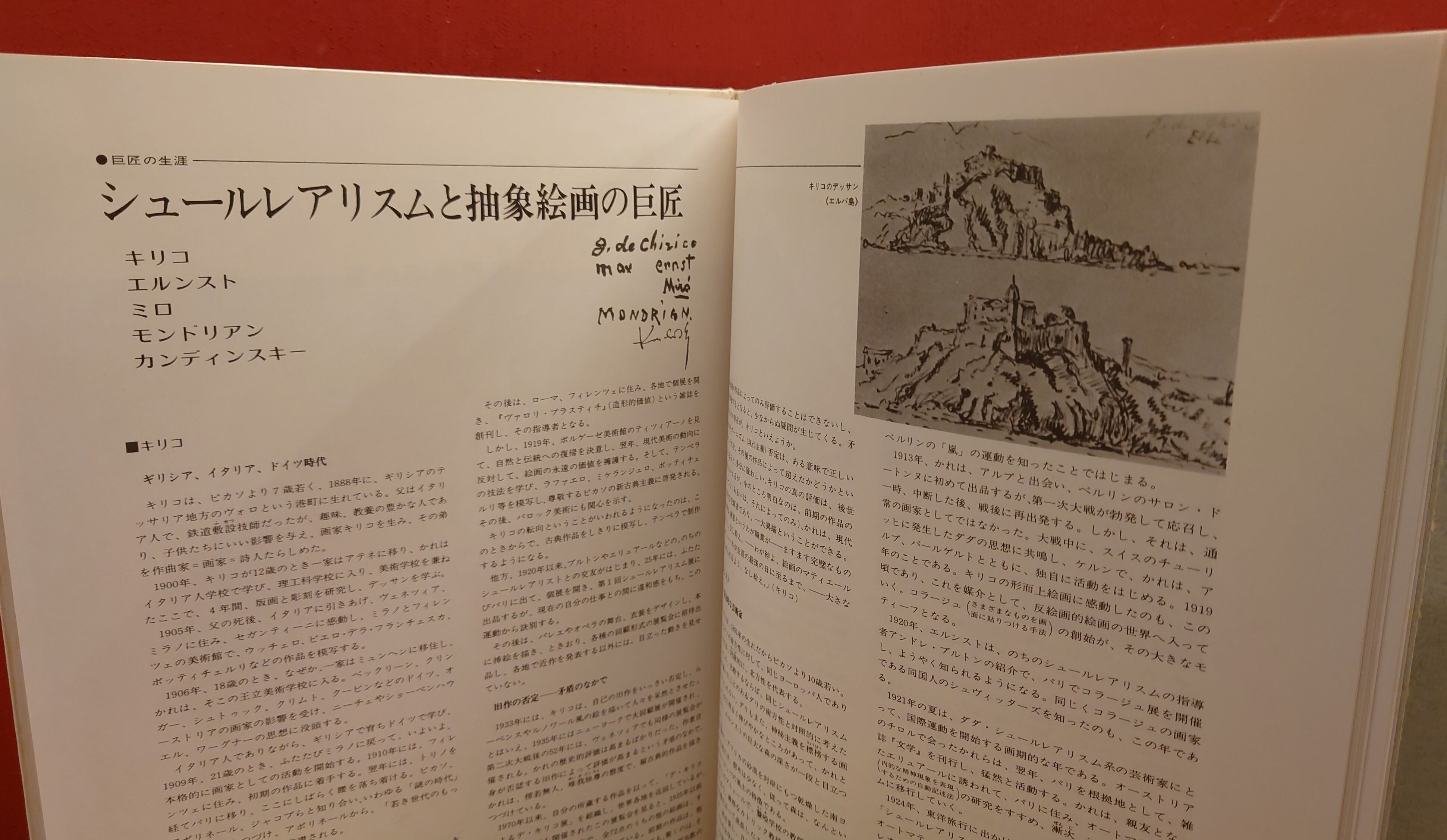 ファブリ研秀 世界美術全集 20 キリコ／エルンスト／ミロ