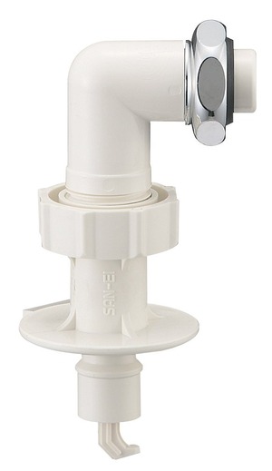 【在庫処分】SANEI(サンエイ) 洗濯機型ニップル 自動止水機能付き カップリング水栓・万能ホーム水栓用 PY123-40TVX-16 ホワイト