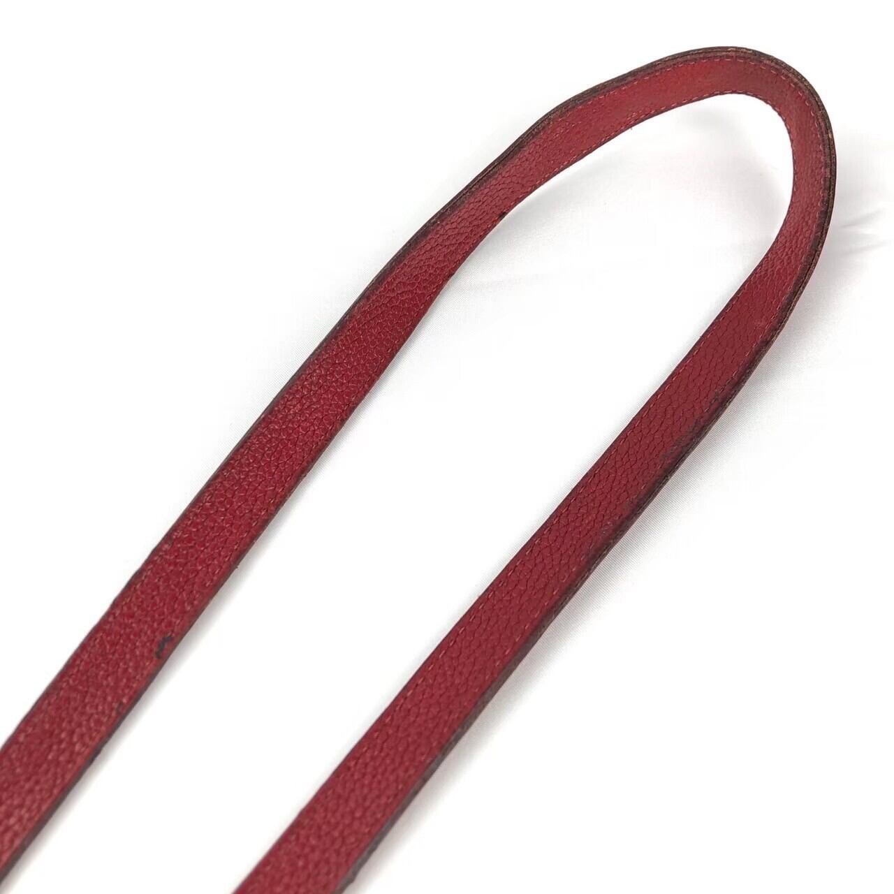 中古】ルイヴィトン LOUIS VUITTON ショルダーストラップ レッド