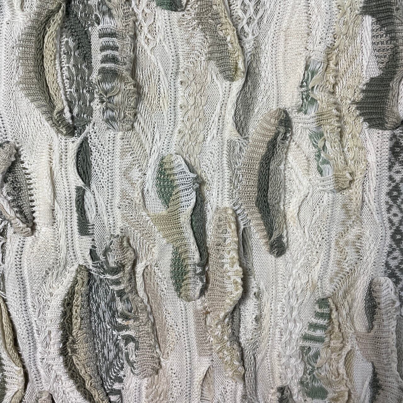 90年代 オーストラリア製 COOGI クージー 3Dニット セーター メンズL  